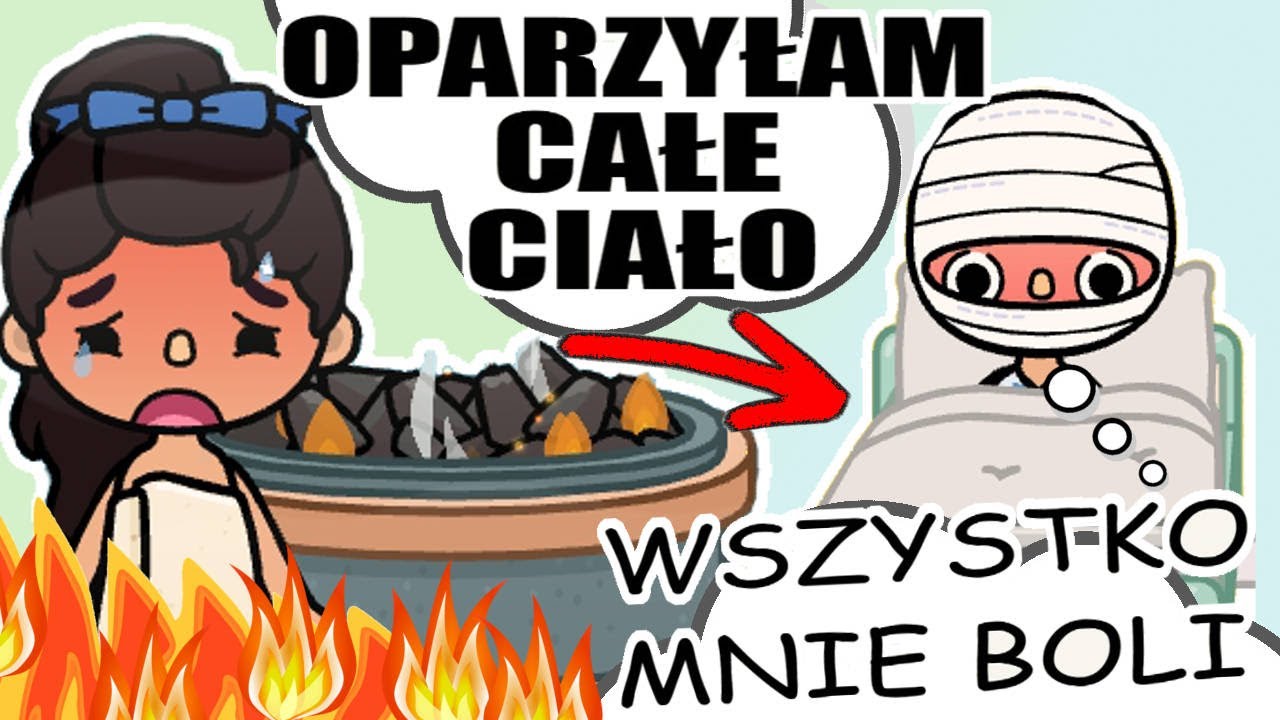 ZEPSUTA SAUNA 😢 KAŚKA W SZPITALU | smutna historyjka Toca Boca World po polsku