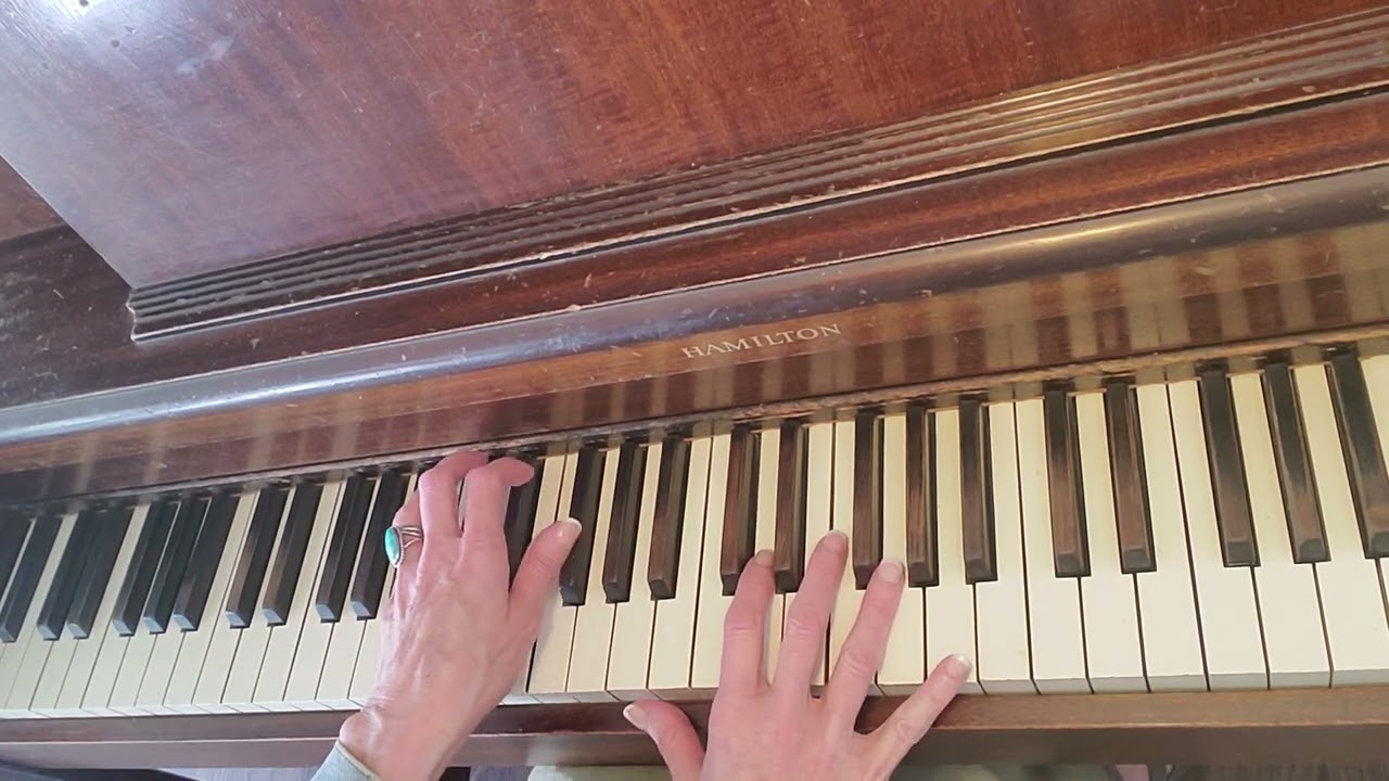 Hallelujah for the Cross keys tutorial