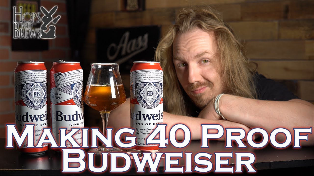 Приготовление 40-градусного Budweiser — метод вымораживания