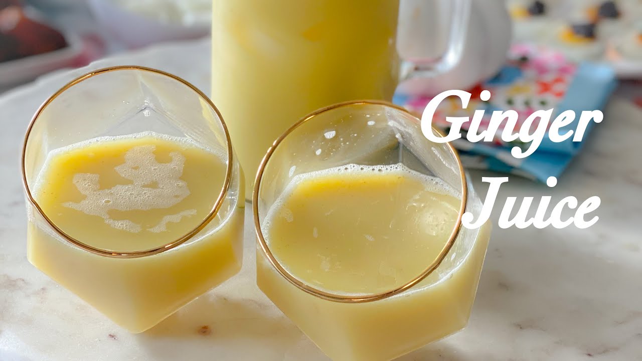 Homemade Ginger Juice