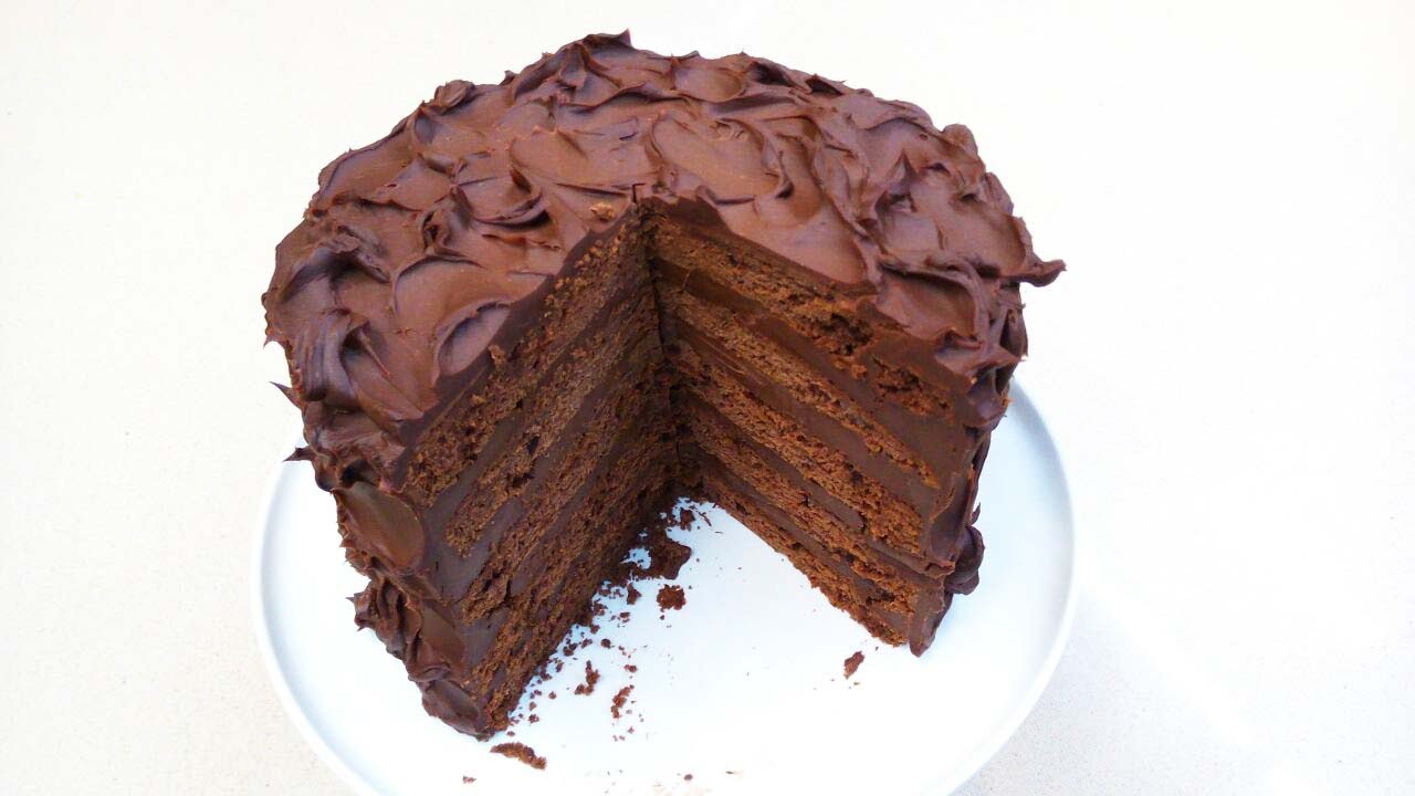 Torta vintage de chocolate por Isable Vermal