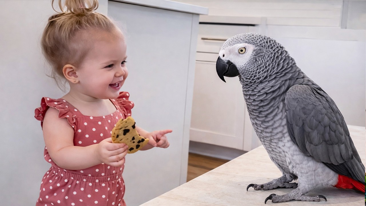 When Talking Parrot Understands Baby Language Better Than You 🦜