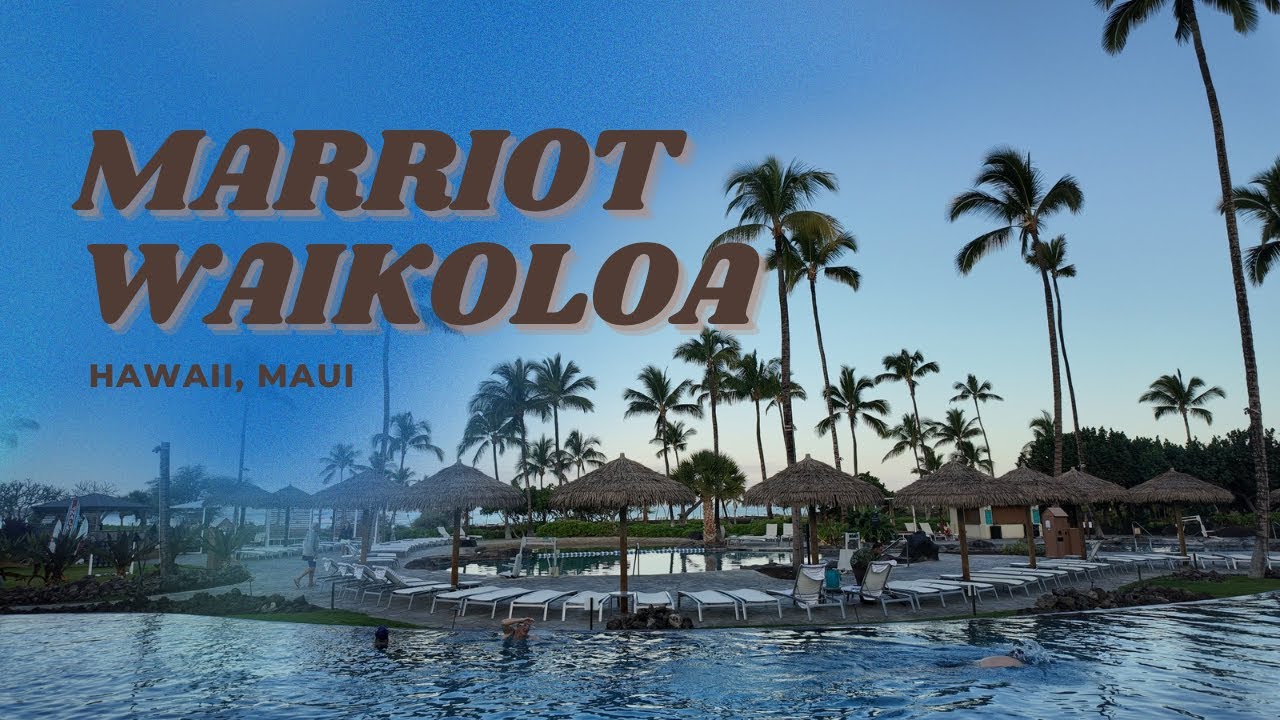 Marriott Waikoloa Beach Resort Walking Tour | Big Island Hawaii Luxury Hotel (4K)