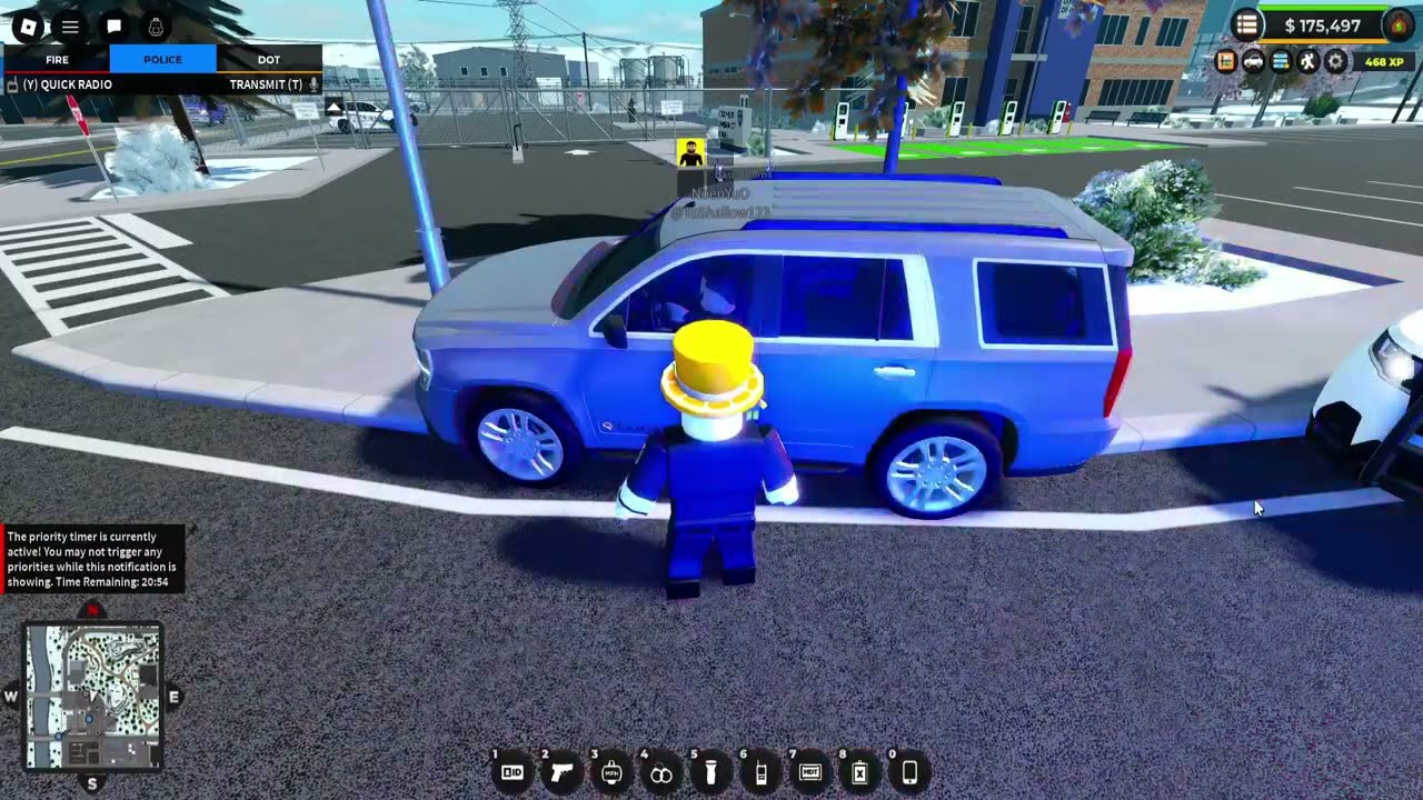 FUNNY POLICE CHASES in ERLC | Trolling as a COP!