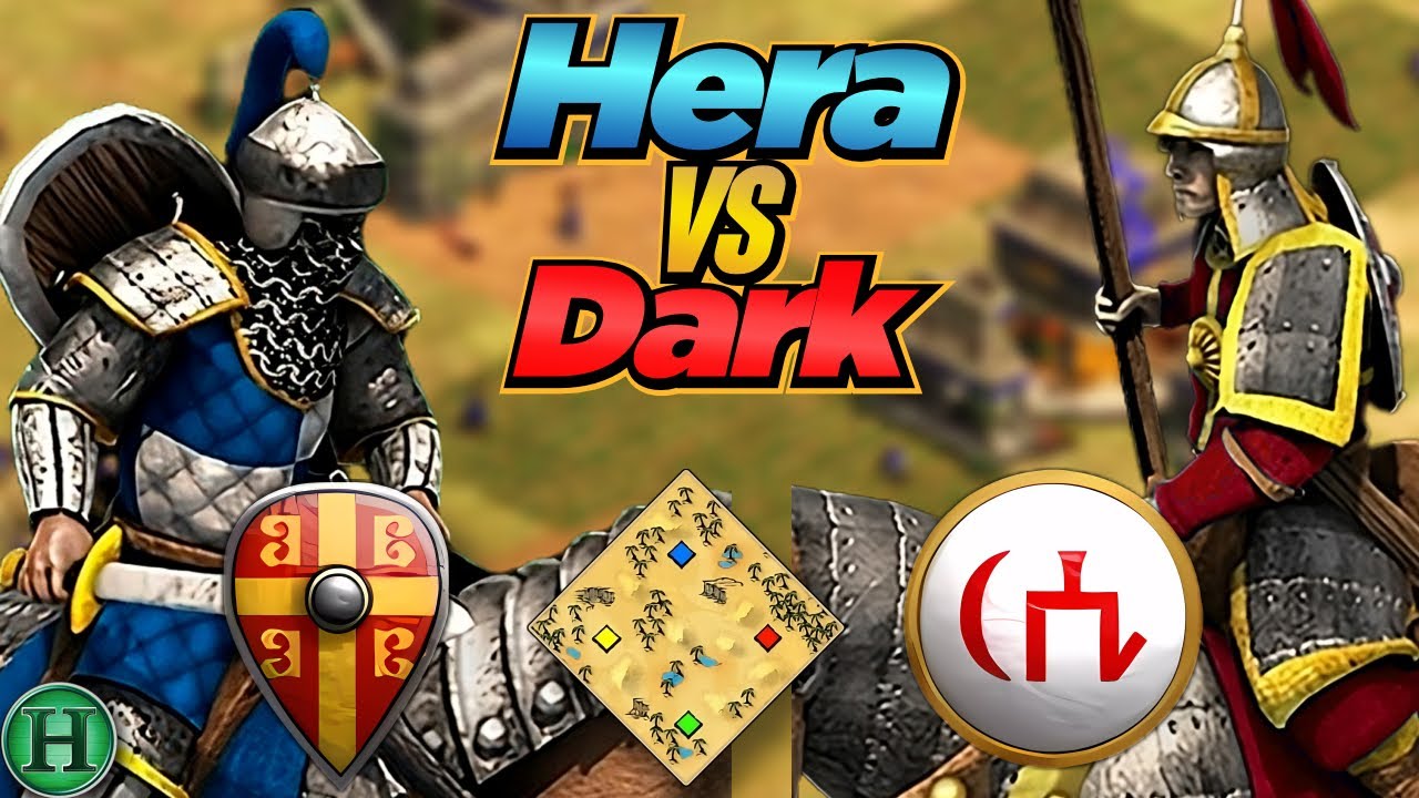 Byzantines vs Tatars | 1v1 Arabia | vs Dark | AoE2
