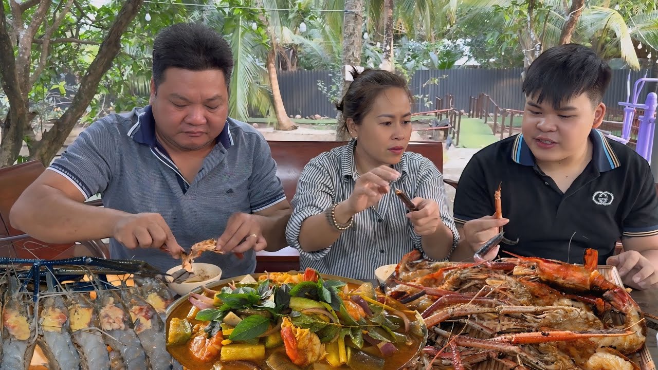 ĐẠI TIỆC TÔM CÀNG XANH/HỌP MẶT GIA ĐÌNH ĐÔNG ĐỦ 