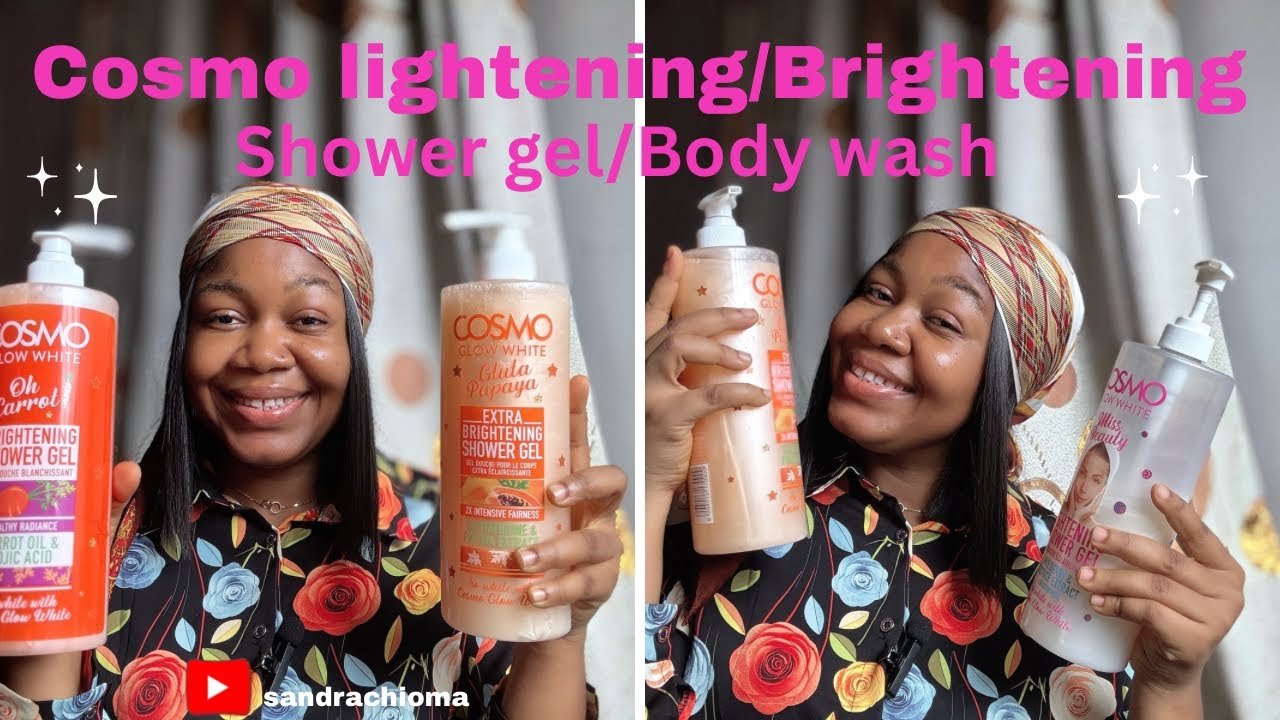 COSMO LIGHTENING/BRIGHTENING SHOWER GEL✨ #cosmoshowergel #lighteningbodywash #skinbrightening