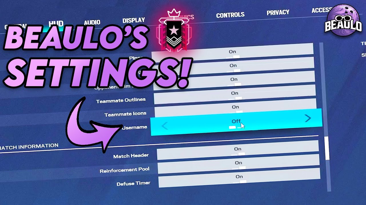 You NEED these Settings for Rainbow Six Siege!