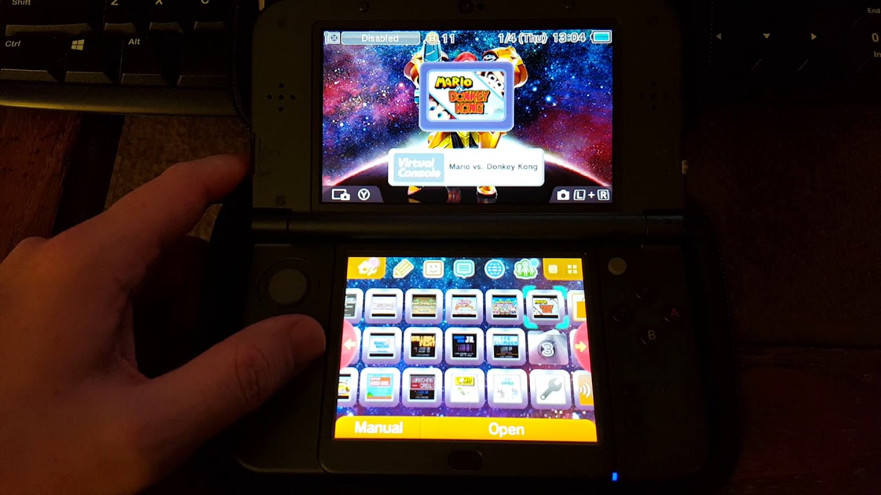 My New 3DS XL Virtual Console Collection