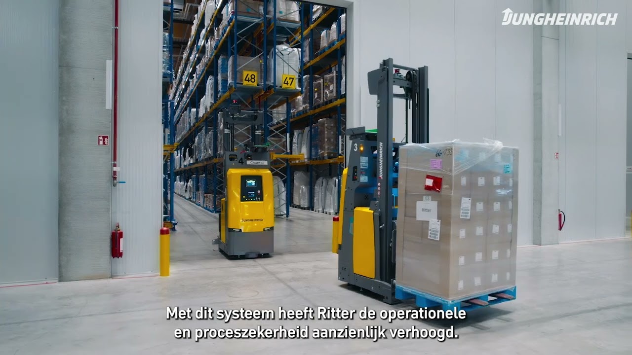 Ritter Sport & Jungheinrich: mobiele robots voor een efficiënter magazijn