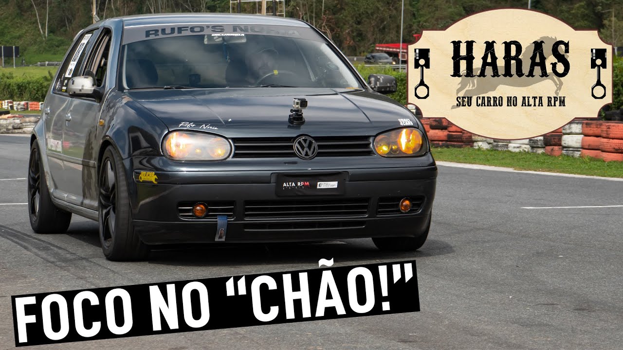 GOLF 1.6 DO SCHROEDER - Comportamento dinâmico incrível no Haras! - Alta RPM