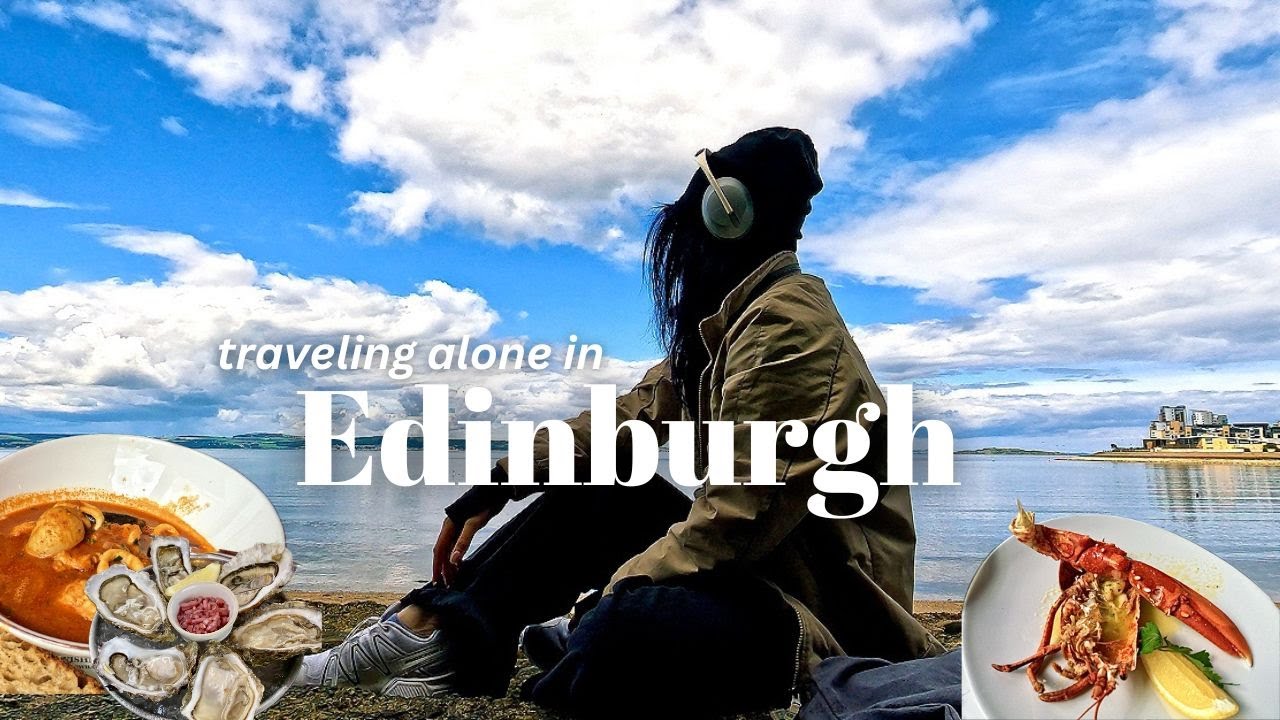 2-day solo trip in Edinburgh: visiting the castle, amazing seafood, sending postcards ✈️🧳🦞