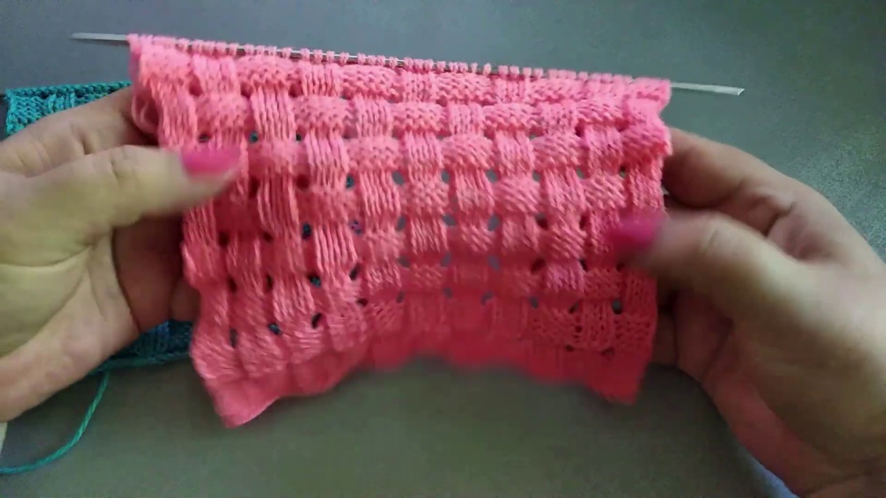Checkerboard Knit Stitch | Schachbrettmuster | Punto a scacchi ai ferri | Punto tablero de ajedrez