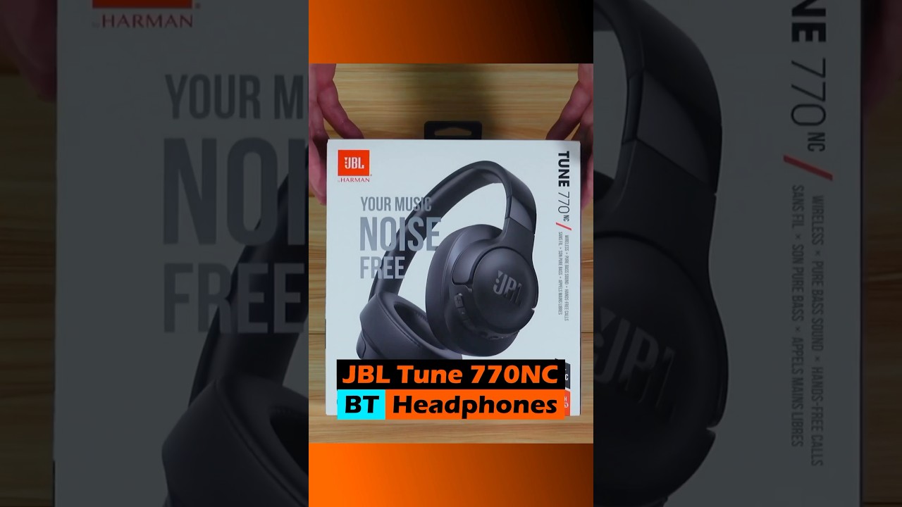 JBL Tune 770NC BT Noise Cancelling Headphones Unboxing