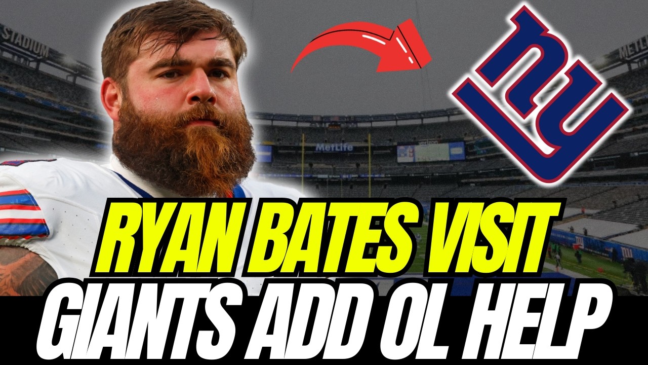 🚨😱 Giants Bring In Ryan Bates As Offensive Line Solution! NEW YORK GIANTS NEWS TODAY