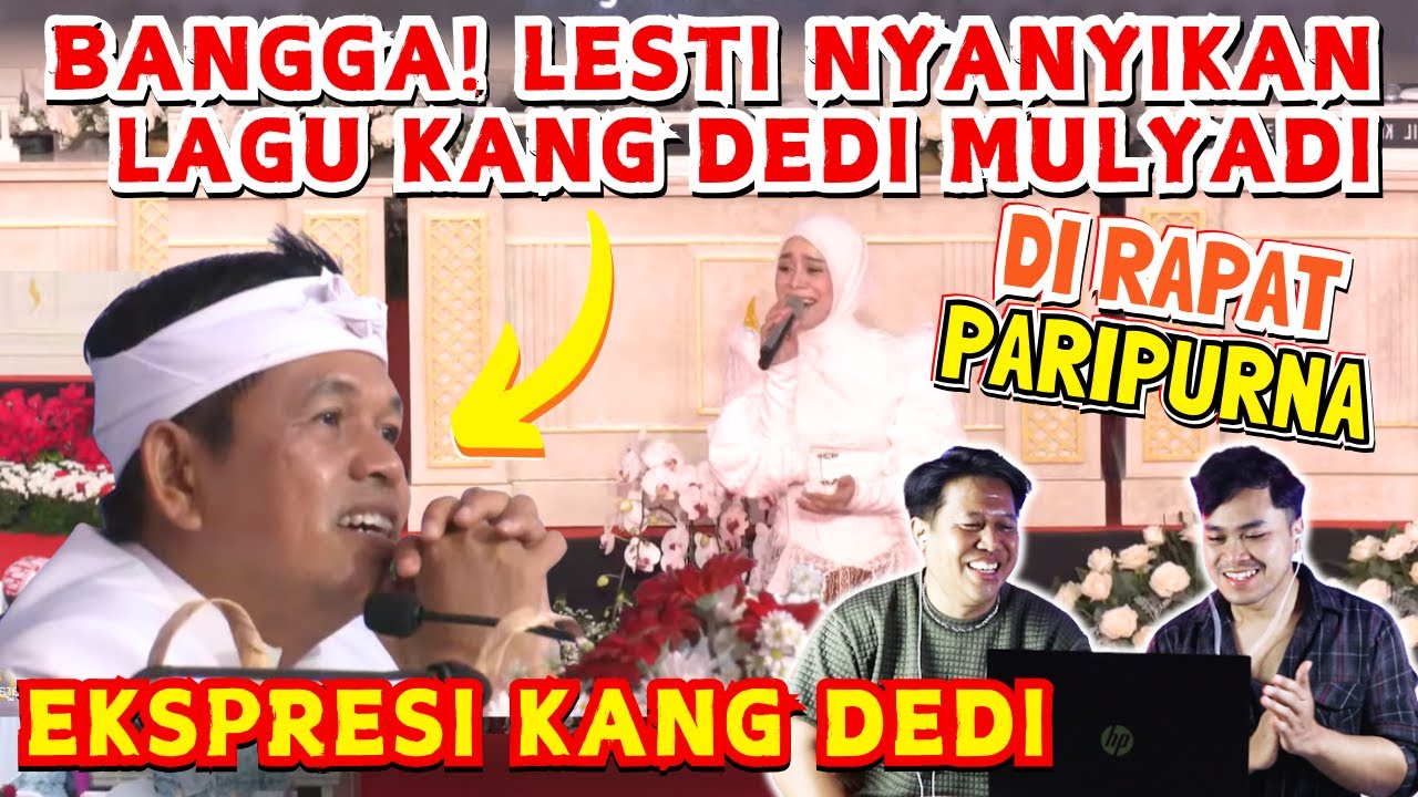 REAKSI KDM BANGGA! LESTI NYANYIKAN LAGU CIPTAANNYA - RINDU PURNAMA DI RAPAT PARIPURNA DPRD JABAR
