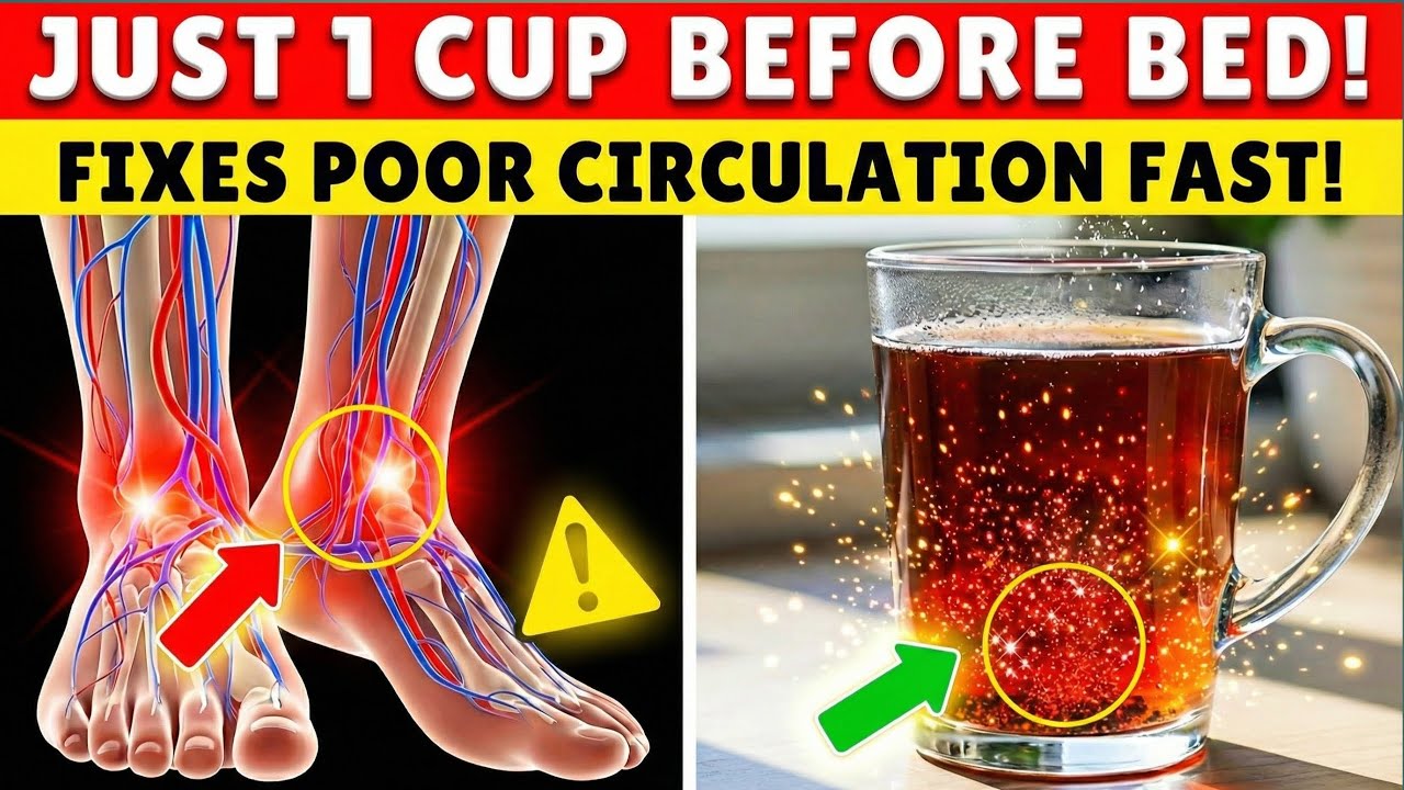 Poor Circulation After 60? This 1 Drink Can Restore Blood Flow Fast