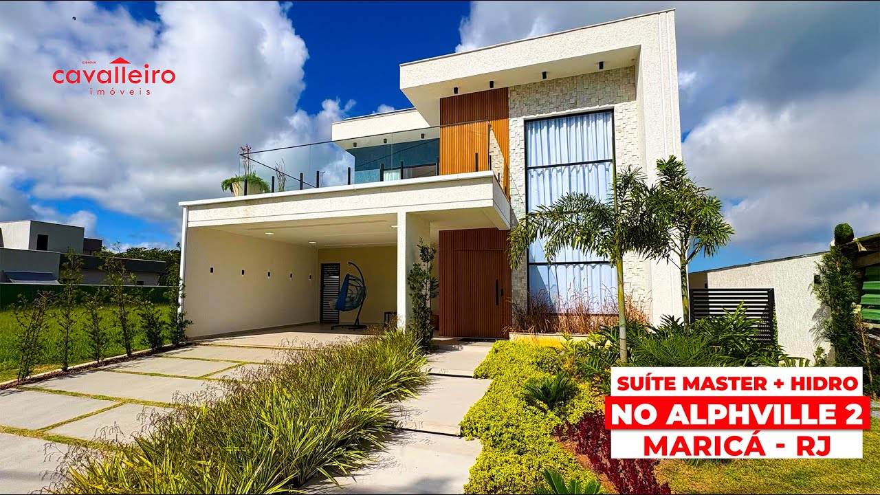 ✨CASA TODA MOBILIADA NO ALPHAVILLE 2 -  COM 4 QUARTOS SUÍTE MASTER, HIDRO, PISCINA E ÁREA GOURMET