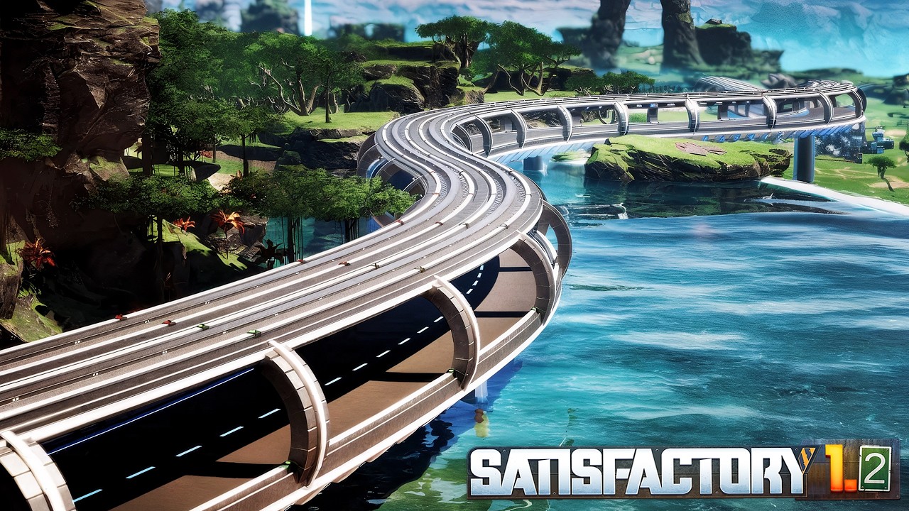 The ULTIMATE Rail & Road Blueprint | Satisfactory Showcase