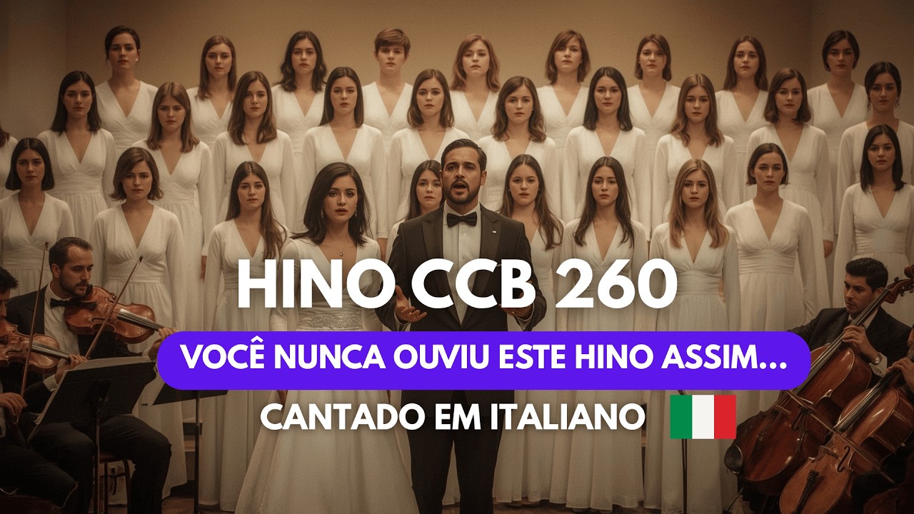 HINO CCB 260 ITALIANO - Sou servo inútil | Cantado Coral e Orquestra (com legenda)