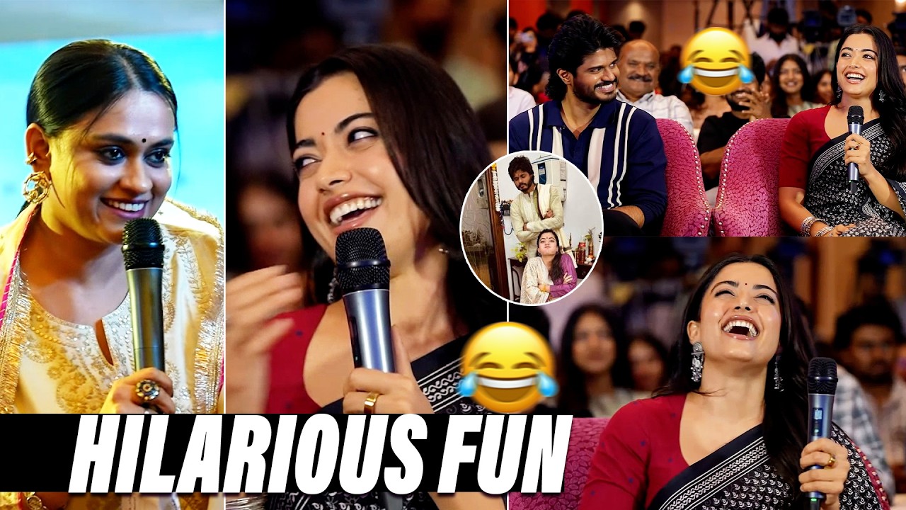 Rashmika Mandanna & Anand Deverakonda Hilarious Fun Interaction 😂🔥 | EPIC Trailer Launch