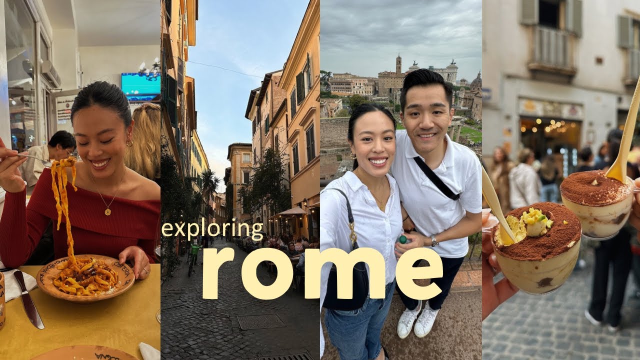 ROME | the best roman eats + iconic sights 🏛️🍕