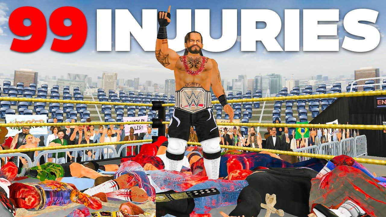 Травмировать ВСЕХ, чтобы завоевать титул чемпиона мира в Wrestling Empire..