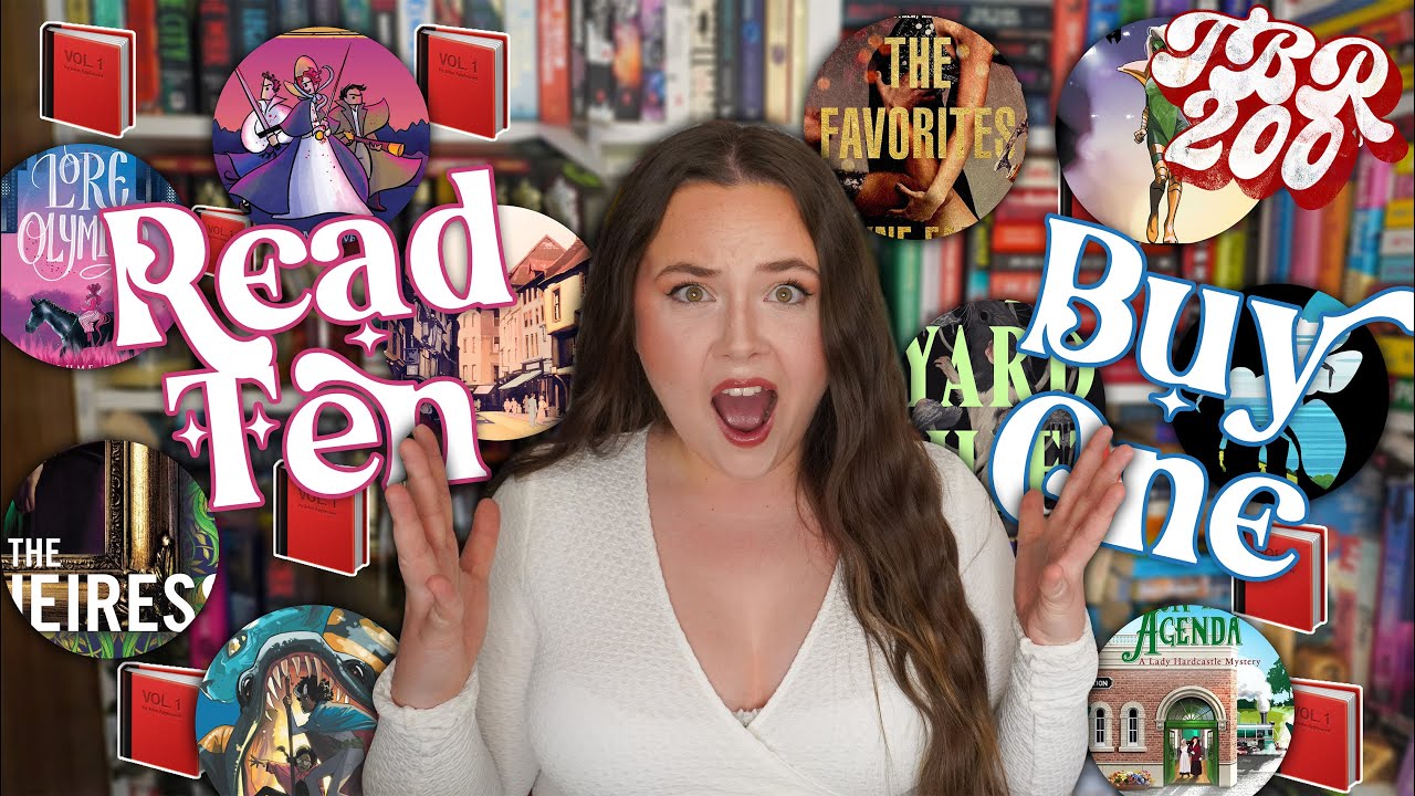 reading 10 BOOKS so i can BUY ONE 📚 🏁 TBR200 ep3