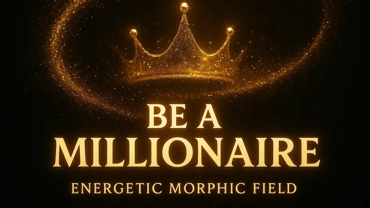 Be a Millionaire Morphic Field | Attract MONEY, Wealth & Abundance FAST | Manifestation Frequency