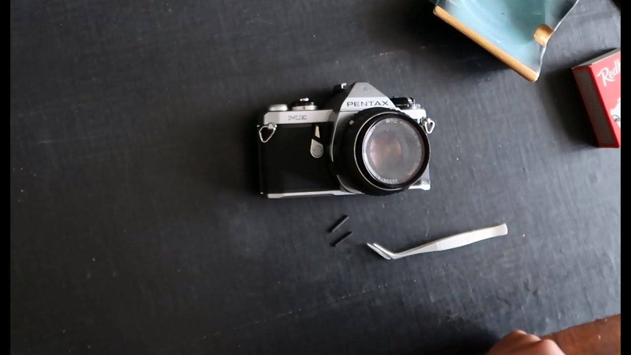 Fixing a friend's Pentax ME film camera