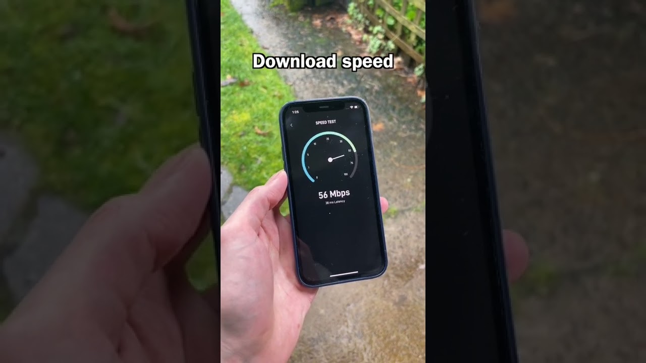 Насколько хорошо Starlink работает под проливным дождём? ☔️ Давайте узнаем! #starlink #speedtest ...