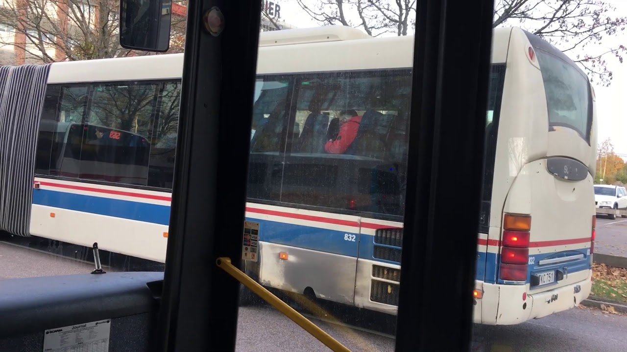 Bus ride line 6 from Stora Gatan to Sv&auml;rdsliljegatan.