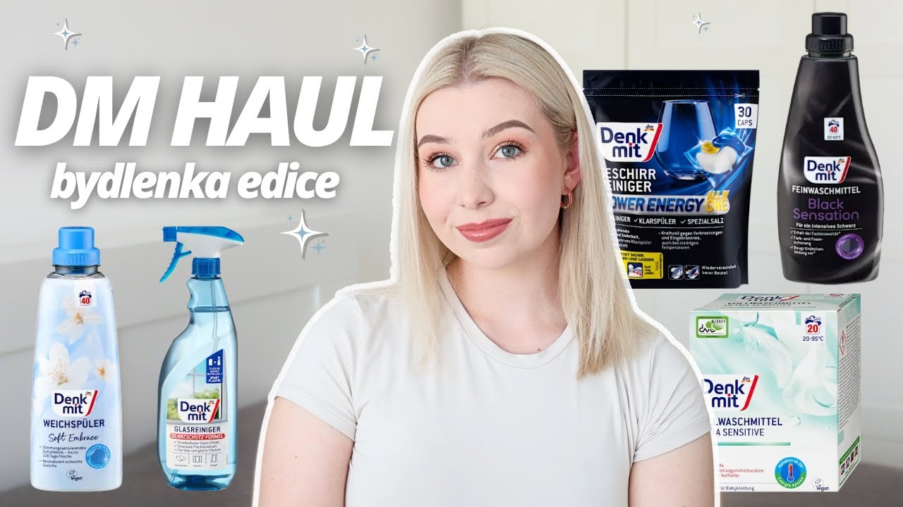 BYDLENKA DM HAUL 🛒 | Denkmit, dmBIO, úklid, praní & pečení s privátkami 🧼🧺🍪
