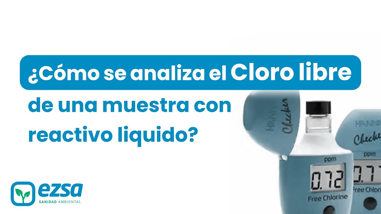 ¿Cómo analizar el Cloro libre con reactivo líquido con minifotómetro HI701 de HANNA Instruments?