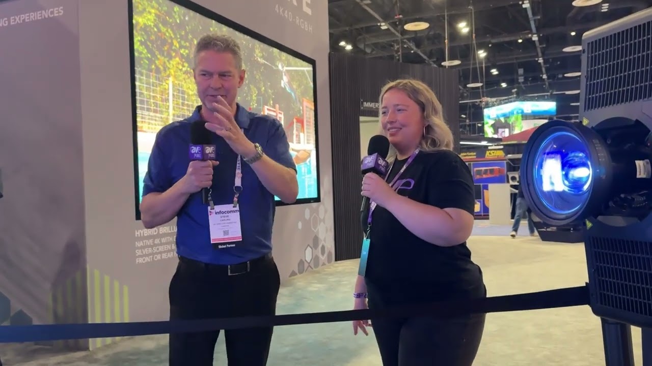 InfoComm 2025: Steve Capling Takes Steph Beckett on a Product Tour of the Christie Booth