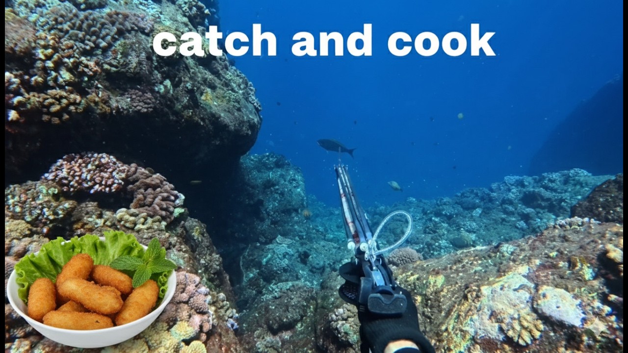Chasse sous marine a la Réunion Catch and cook