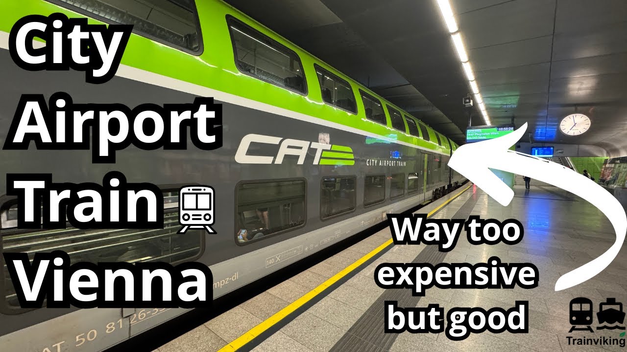 Поезд CAT City Airport Train Vienna — самый быстрый способ добраться из аэропорта Вены в центр Ве...