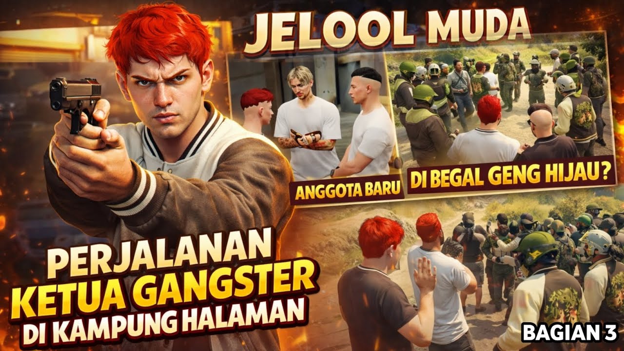 PERJALANAN KETUA GANGSTER!! JELOOL MUDA #3 - GTA V ROLEPLAYER INDONESIA