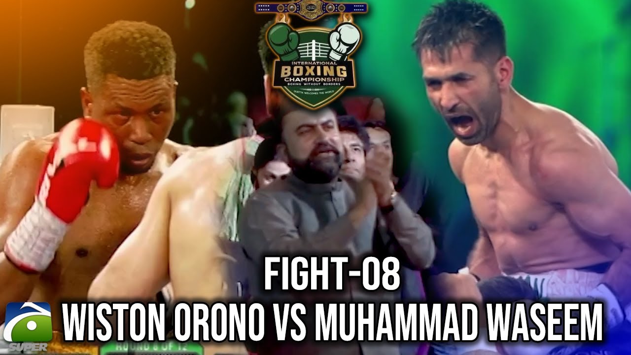 Fight 8 - Wiston Orono (VE VS Pak) Muhammad Waseem🥊International Boxing Championship 2025