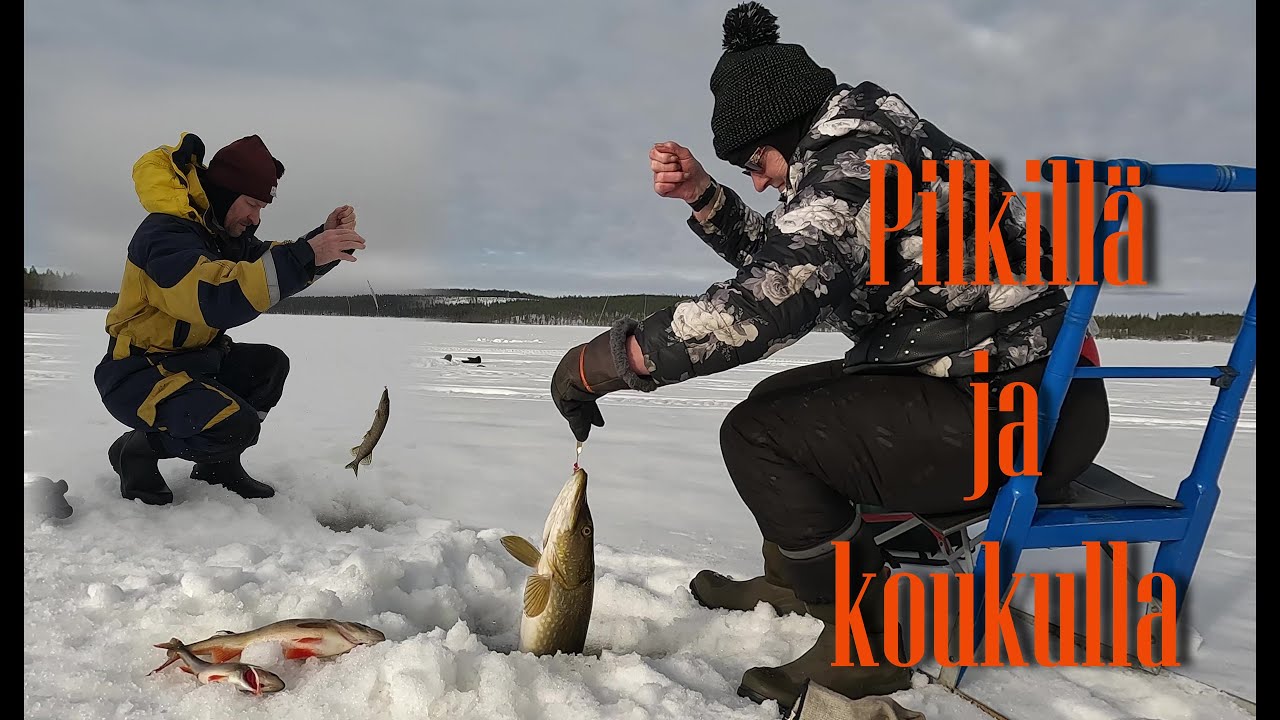 Sisko ja sen veli pilkillä ja koukuilla
