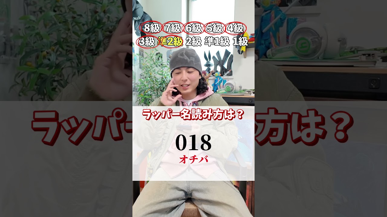 ラッパー読み方クイズ💡　