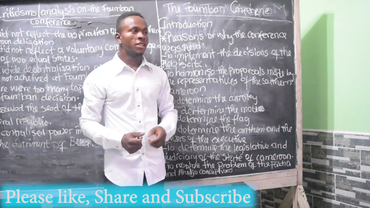 The foumban conference video 1