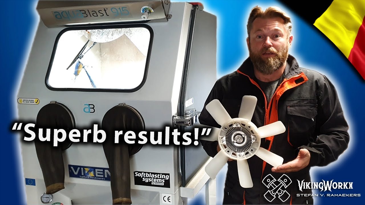 Restoring an Old 1982 Land Cruiser with Wet Blasting