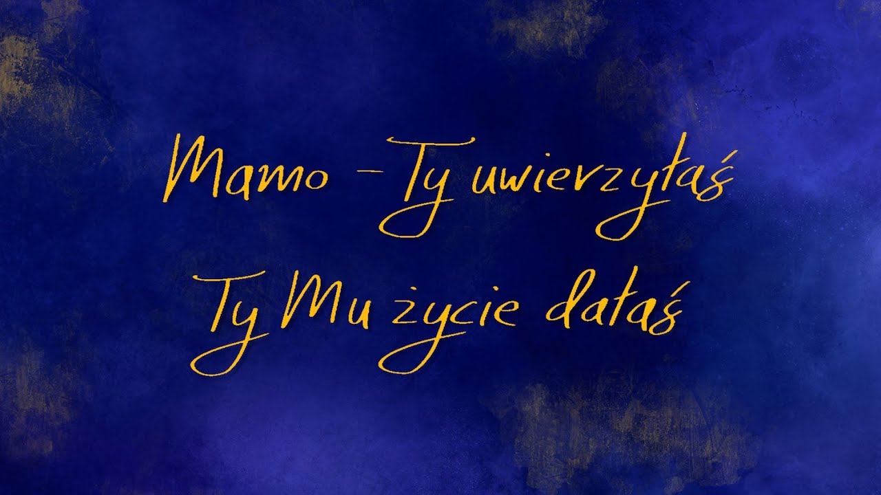 KChD - Ty Mu życie dałaś (Official Lyrics Video)