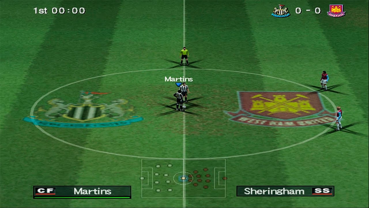 PES 6 - Newcastle vs West Ham