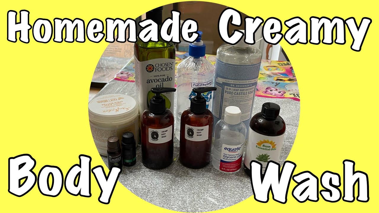 Homemade Creamy Bodywash