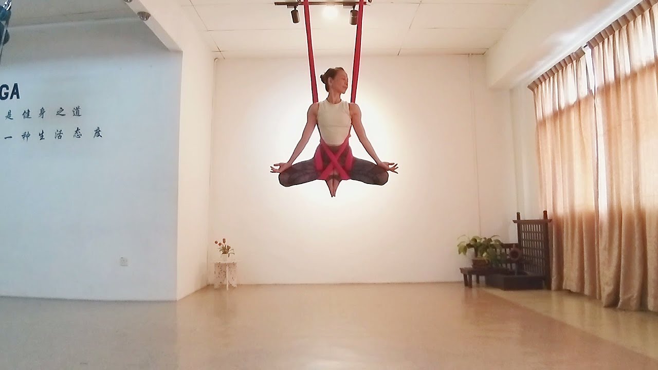 Aerial yoga aerial dance 空中瑜伽 空瑜舞韵 鸽子变化篇 编叉叉