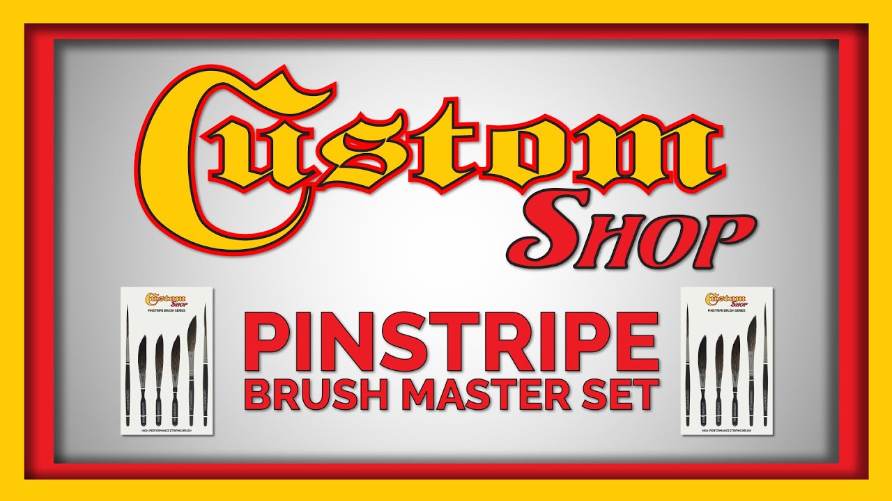 Custom Shop - All New Pinstripe Brush Master Set
