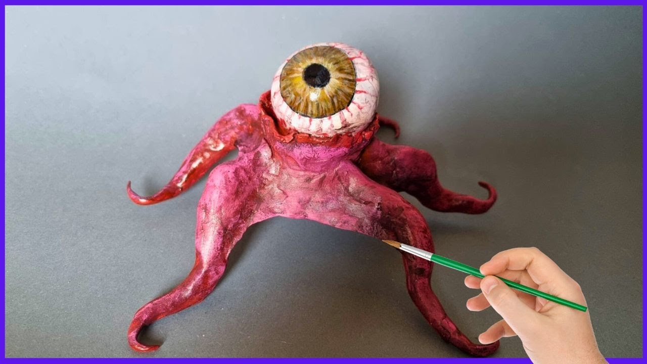 I Made a Alien Earth Eyeball Monster!