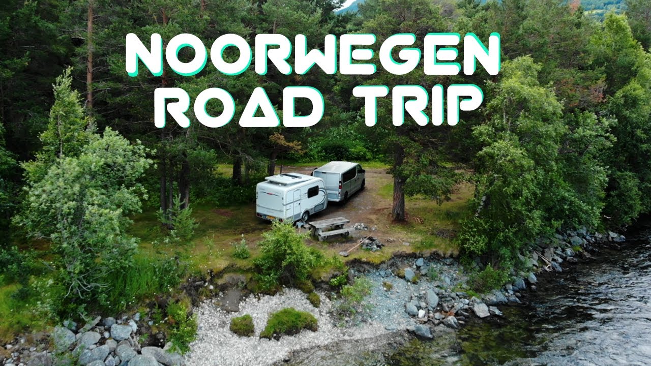 Met de caravan rijden wij verder naar het noorden van Noorwegen